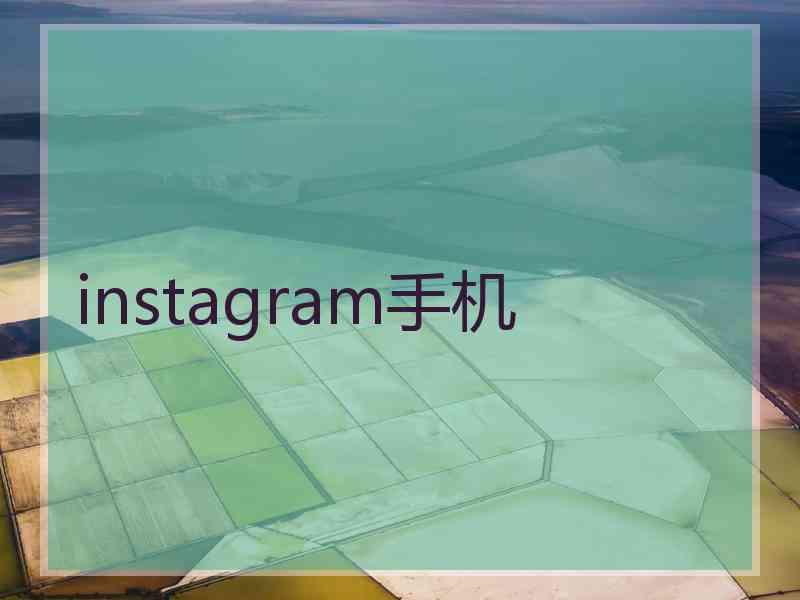 instagram手机