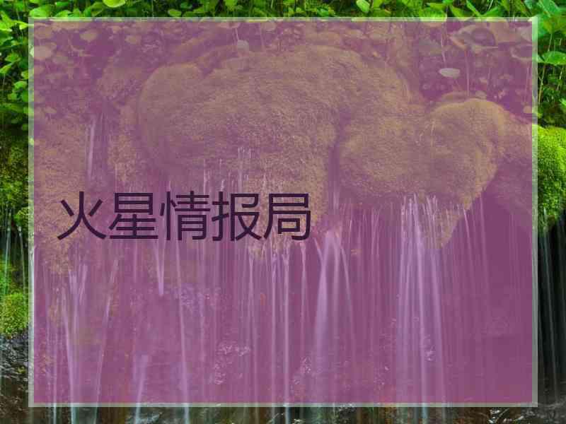 火星情报局